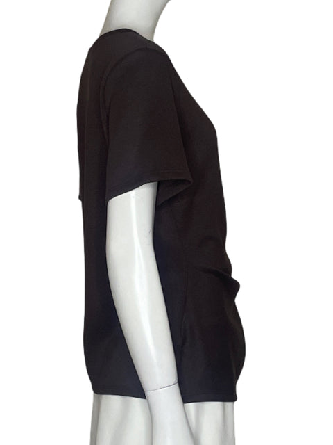 Blusa If She Loves Drapeado Marron - Talla L