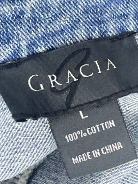 Chaqueta Gracia Denim Azul - Talla L
