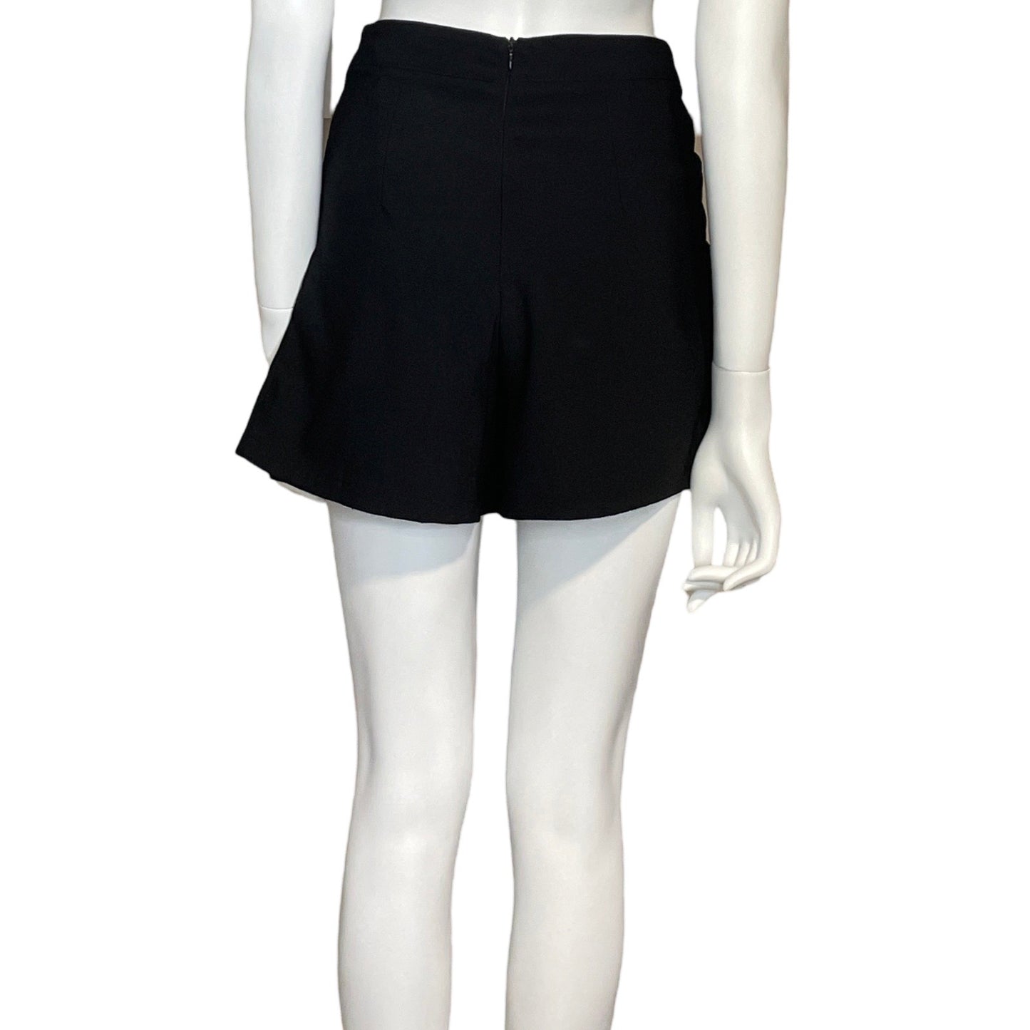 Pantalon Ina Short Liso Negro-Talla S