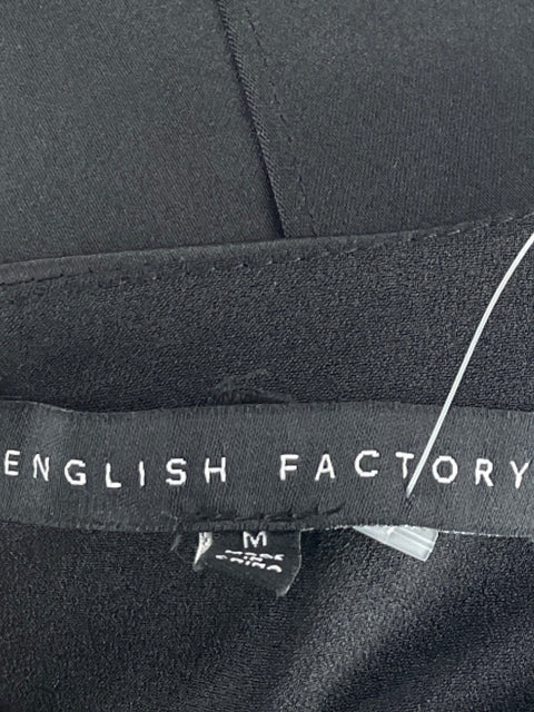 Vestido English Factory Midi Negro-Talla M