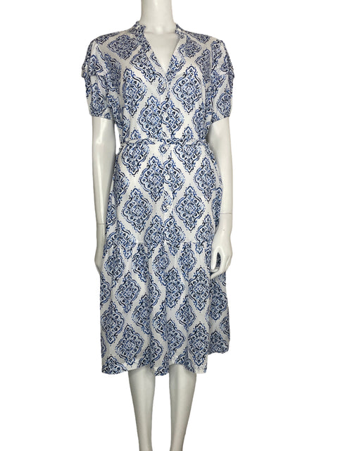 Vestido Morgan Taylor Estampado Azul-Talla M