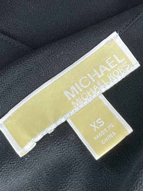 Camisa Michael Kors Brillantes Negro-Talla XS