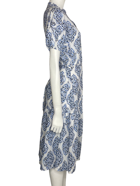 Vestido Morgan Taylor Estampado Azul-Talla M