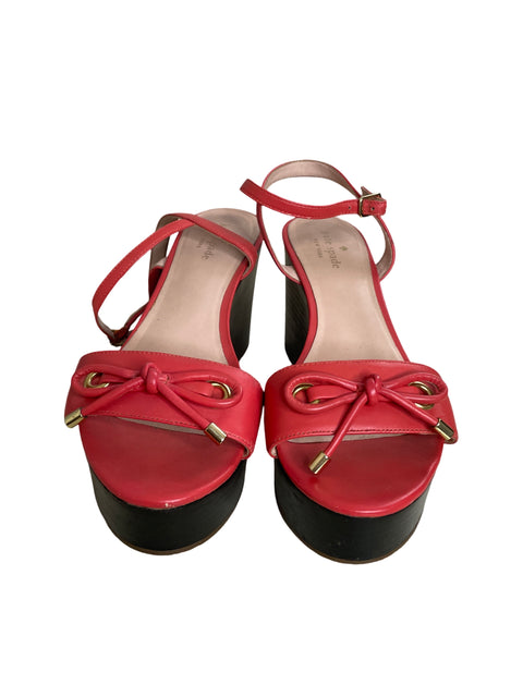 Calzado Kate Spade Bow Rojo-Talla 8 1/2