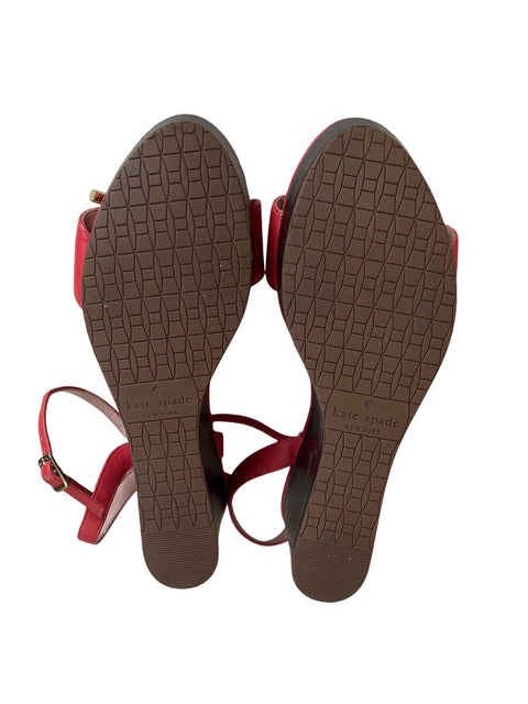 Calzado Kate Spade Bow Rojo-Talla 8 1/2