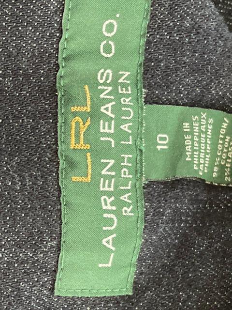 Falda Ralph Lauren Jean Azul Navy-Talla 10