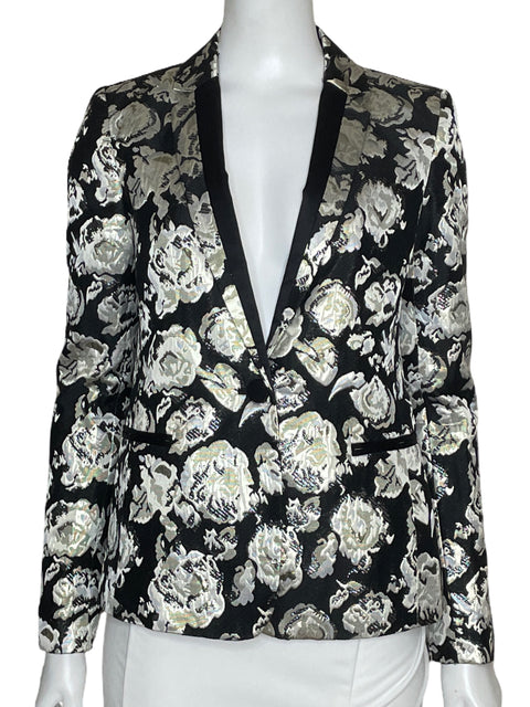 Blazer Juicy Couture Jacquard Negro-Talla 2