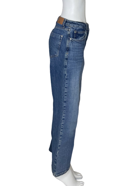 Pantalón Zara Mom Denim Azul - Talla 6