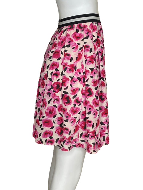 Falda Kate Spade Plisada Mini Rosado-Talla 2