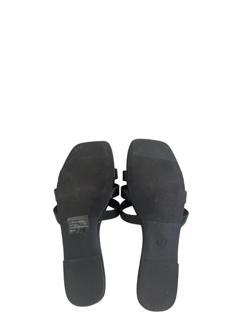 Sandalias Universal Thread Negro-Talla 7