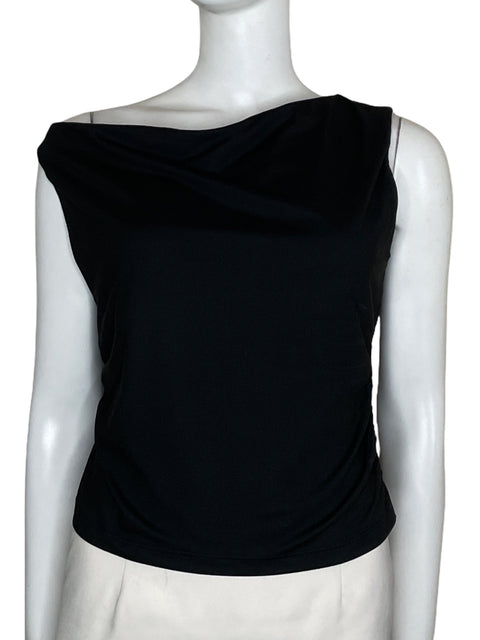 Top Trendy Queen Sin Mangas Negro-Talla L