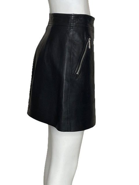 Falda Michael Kors Zipper Negro-Talla 4