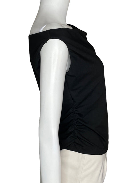 Top Trendy Queen Sin Mangas Negro-Talla L