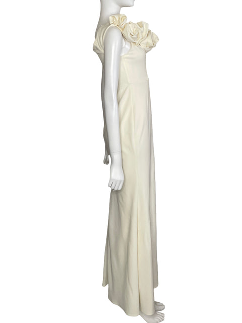 Vestido Maniju Maxi Floral Blanco-Talla S