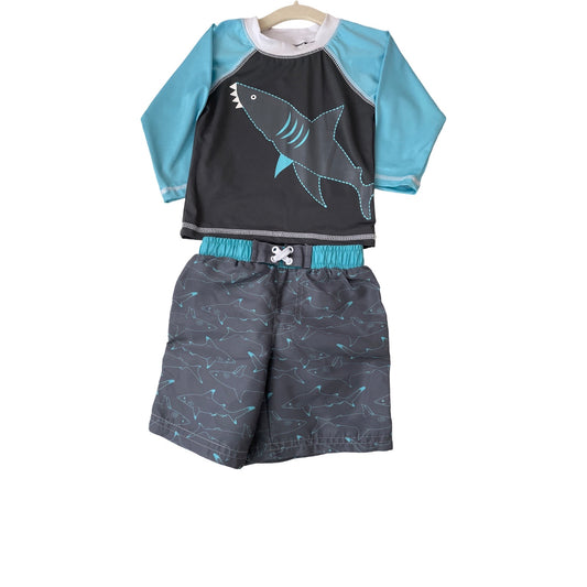 Set Sol Swin Vestdo de Baño Gris-Talla-6-9m