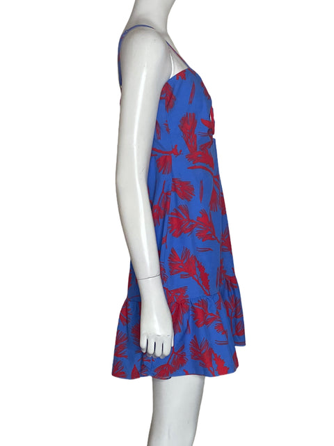 Vestido Pink Culture Estampado Azul-Talla S