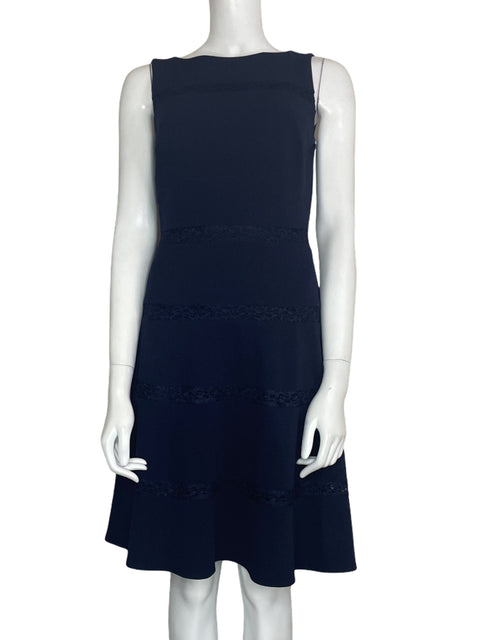 Vestido Lauren Ralph Fluido Azul-Talla S