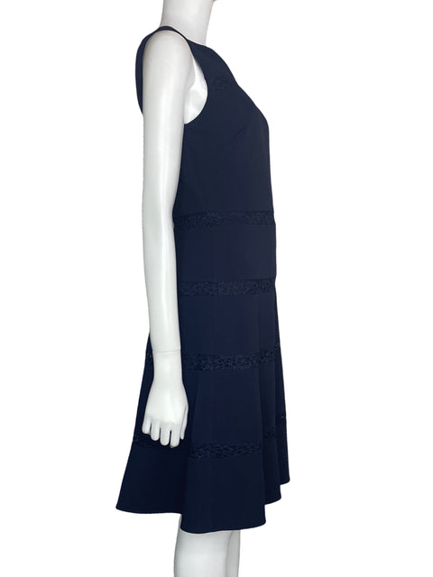 Vestido Lauren Ralph Fluido Azul-Talla S