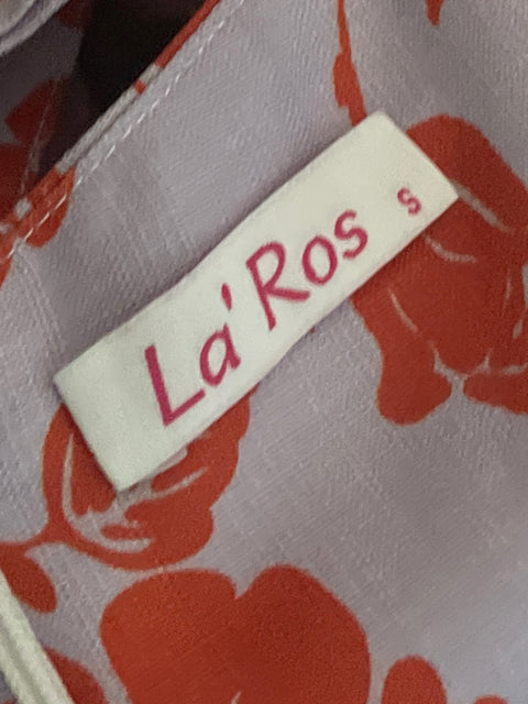 Vestido La Ros Estampado Florar Azul-Talla S