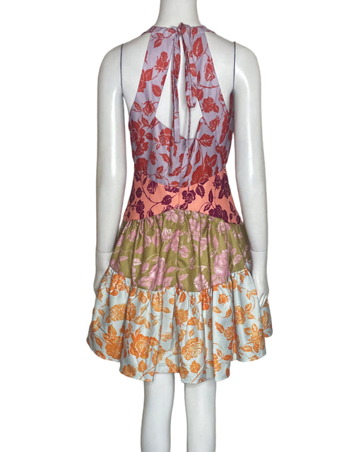 Vestido La Ros Estampado Florar Azul-Talla S