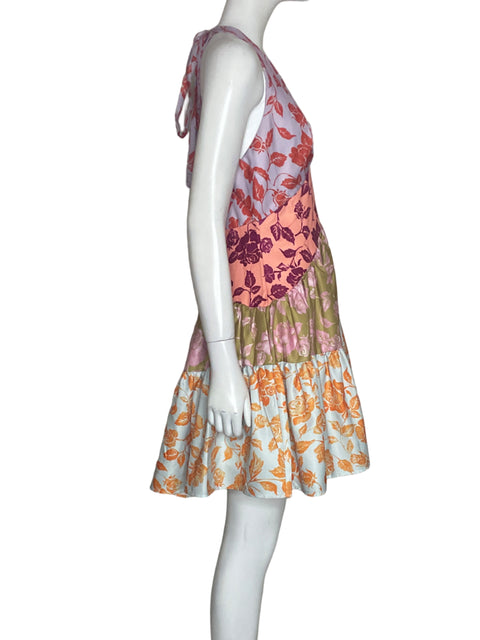 Vestido La Ros Estampado Florar Azul-Talla S