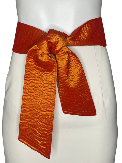 Fajon Nina Peñuela Recto Bordado Naranja-Talla U