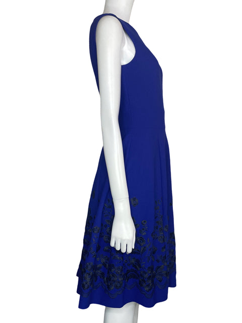 Vestido Calvin Klein Fluido Azul-Talla S