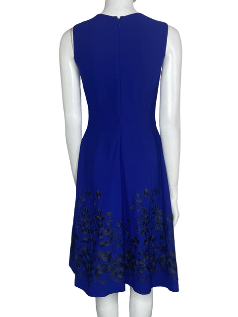 Vestido Calvin Klein Fluido Azul-Talla S