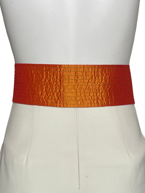 Fajon Nina Peñuela Recto Bordado Naranja-Talla U