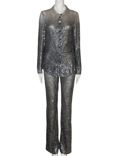 Set Tesoro TPS Lentejuelas Plateado - Talla M