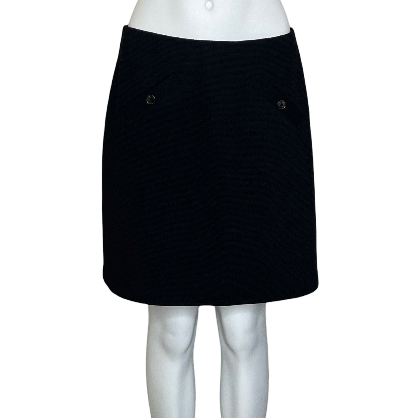 Falda Jones Botones en Bolsillos Negro-Talla-M