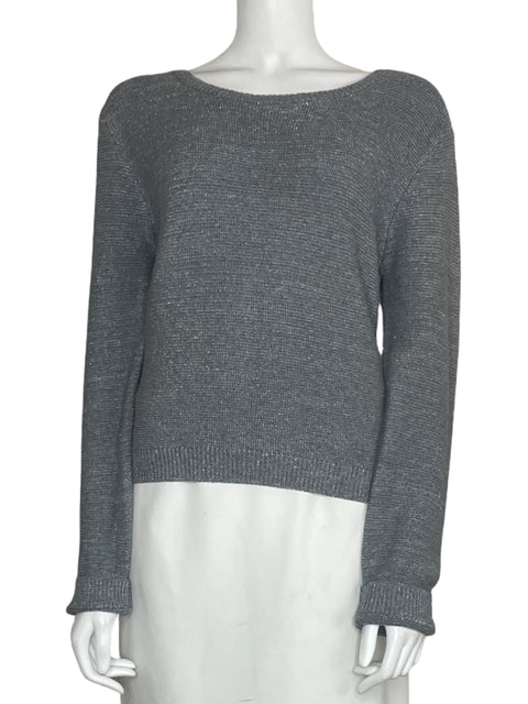 Sueter Ela Punto Gris-Talla S