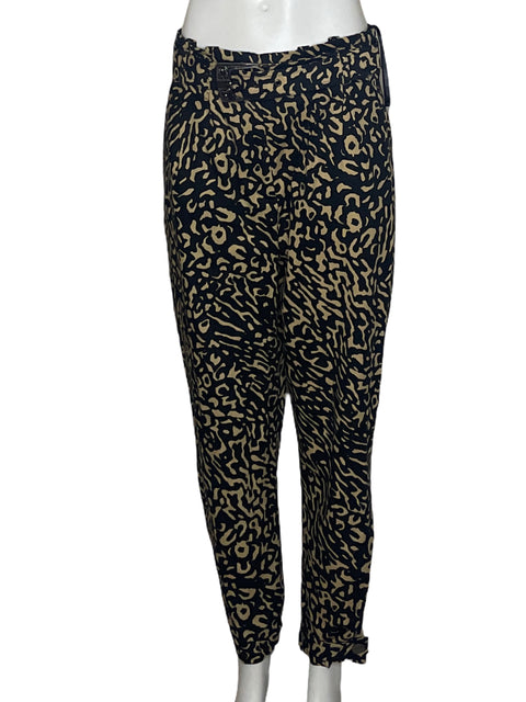 Pantalón Studio F Animal Print Marrón-Talla 6