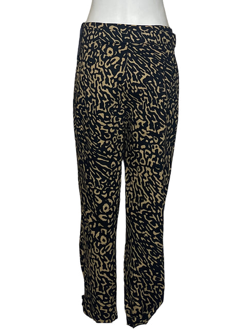 Pantalón Studio F Animal Print Marrón-Talla 6