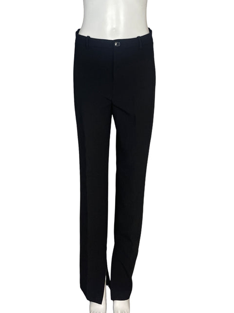 Pantalón Zara Aberturas Negro - Talla M