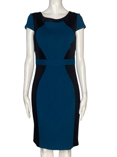 Vestido Sangria Texturizado Negro - Talla 4