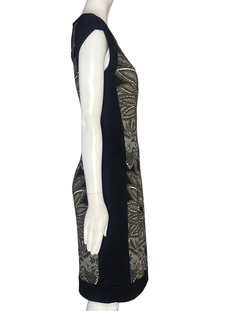 Vestido Maggy London Estampado Negro - Talla 4