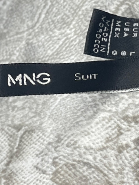 Camisa MNG Estampado Gris-Talla 8