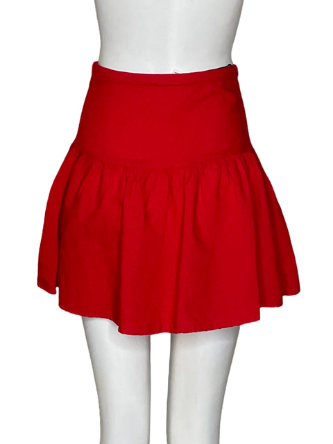 Falda Tesoro TPS Mini Fluida Naranja-Talla 2