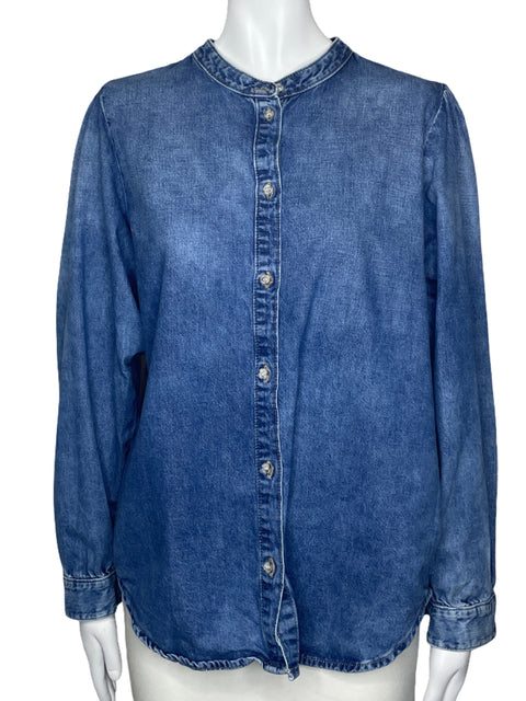 Camisa Tommy Hilfiger Denim Mangas Puff Azul-Talla 6
