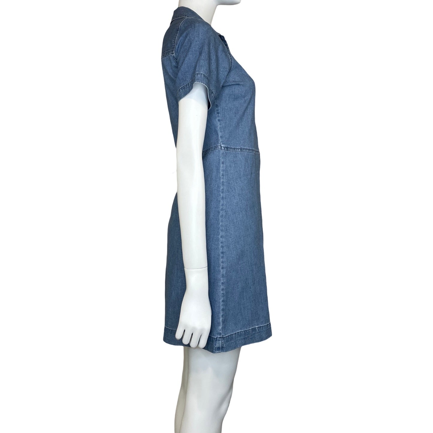 Vestido Madewell Botones Jeans Azul-Talla-Xs