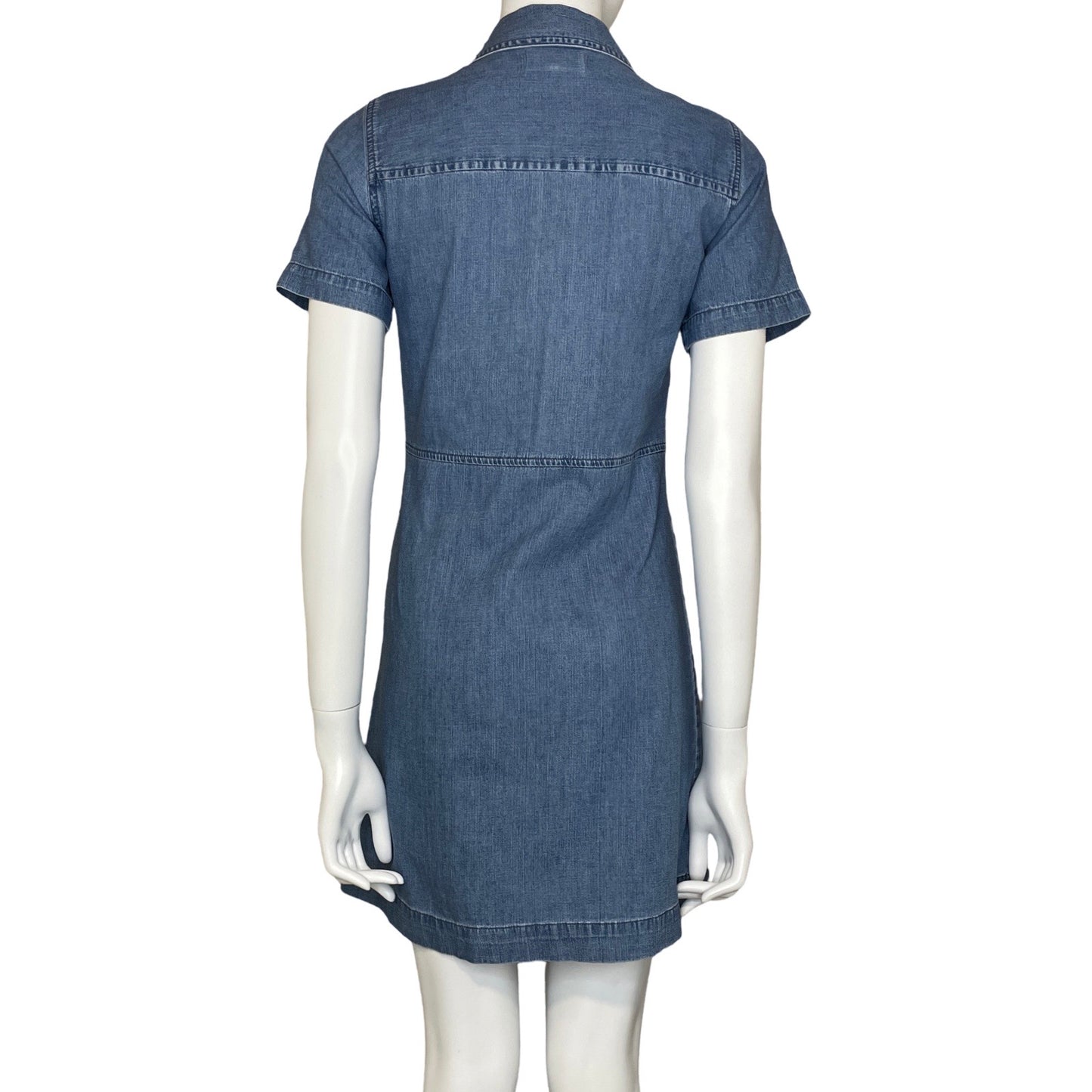 Vestido Madewell Botones Jeans Azul-Talla-Xs