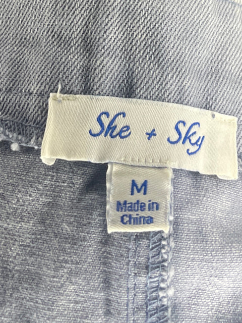 Falda She Sky Gris-Talla M