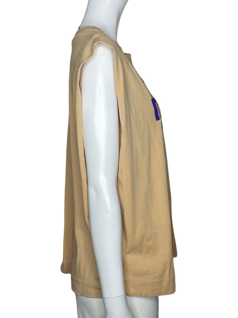 Blusa Farm Rio Estampado Guacamaya Beige-Talla S