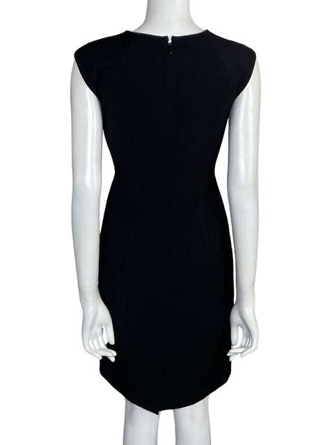 Vestido Anne Klein Midi Ejecutivo Negro-Talla 4