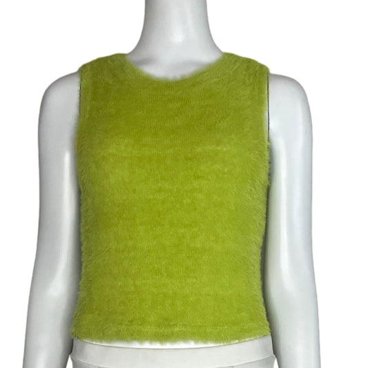 Blusa Glam Sin Mangas Verde - Talla S