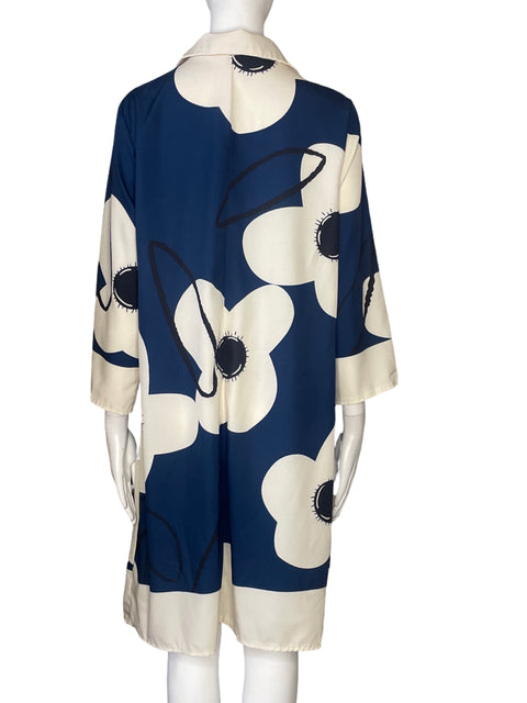 Vestido Tesoro TPS Flor Azul - Talla L