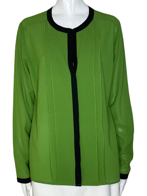Camisa Sprit Manga Larga Verde-Talla 44