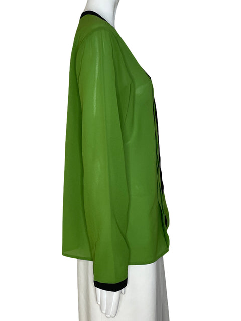 Camisa Sprit Manga Larga Verde-Talla 44