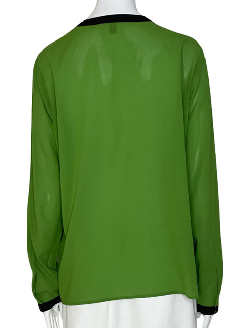 Camisa Sprit Manga Larga Verde-Talla 44